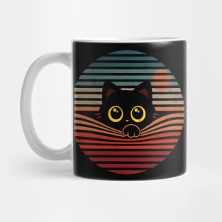 Retro Cat - Cute vintage kitty Mug